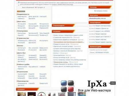 Доска объявлений AwebCom Board